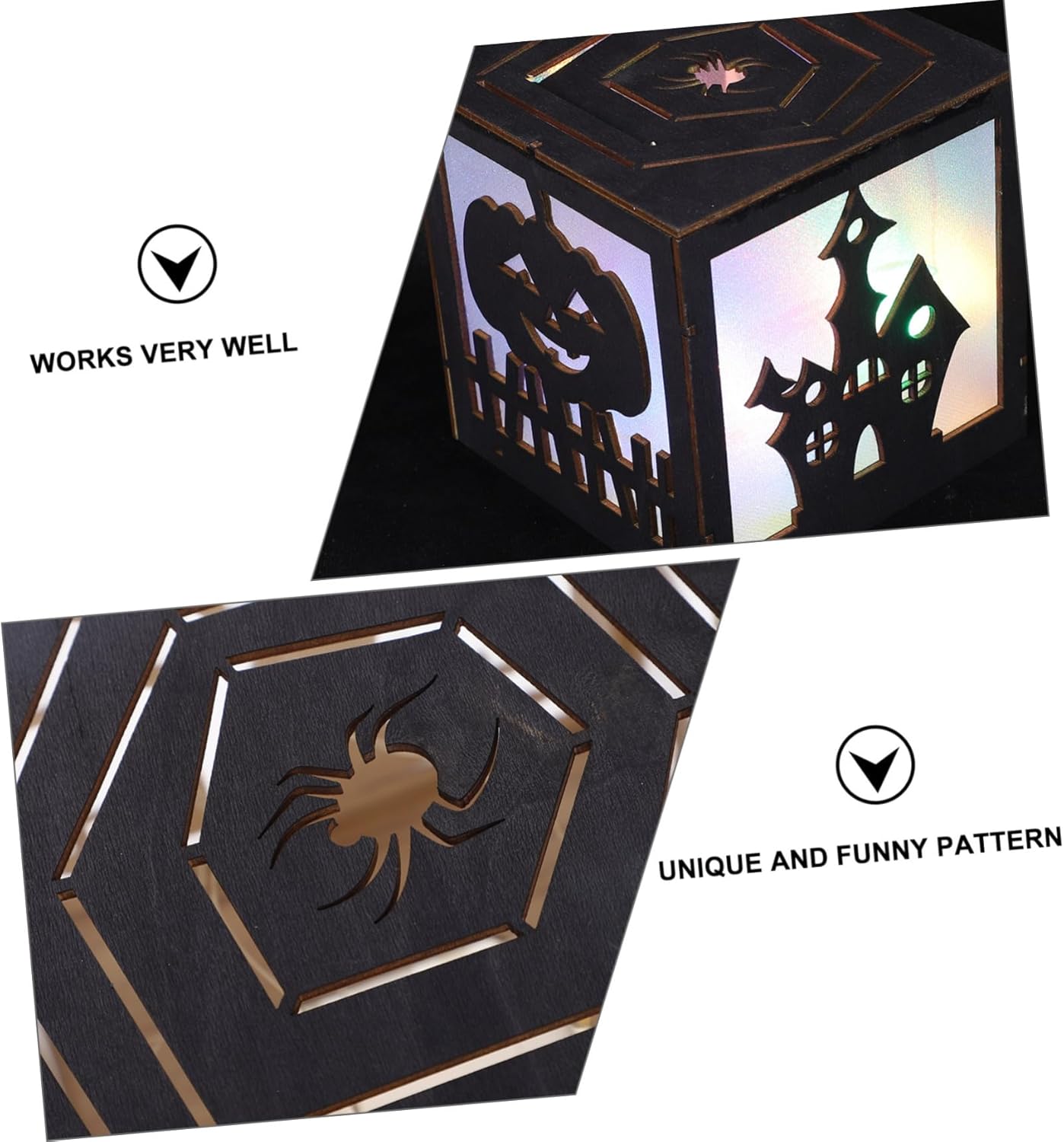 CPYGMXI lamp 4pcs Pumpkin Lamp LED Decor LED Light Decor Pattern Lamp Table Lamps Light up Pumpkin Party Lamp Ornament Lantern Wood lamp