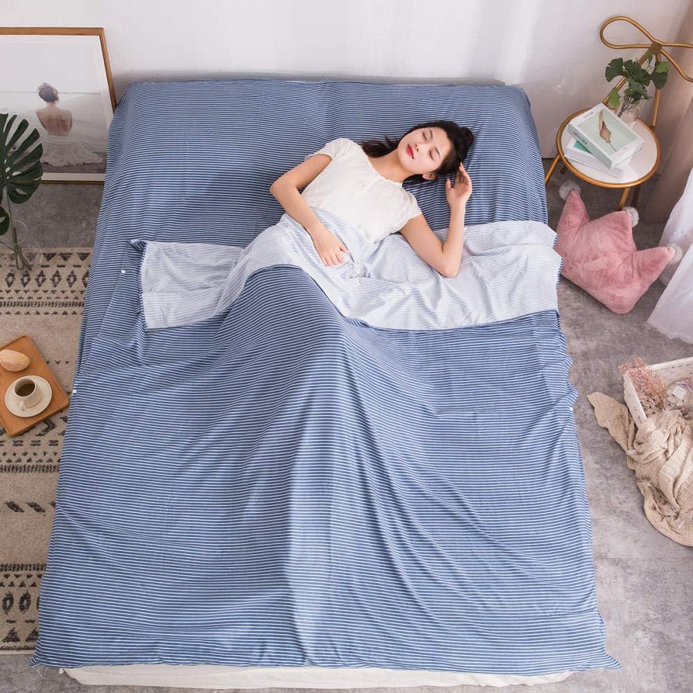 JUJUNGE Twill Washed Cotton Sleeping Bag Outdoor Travel