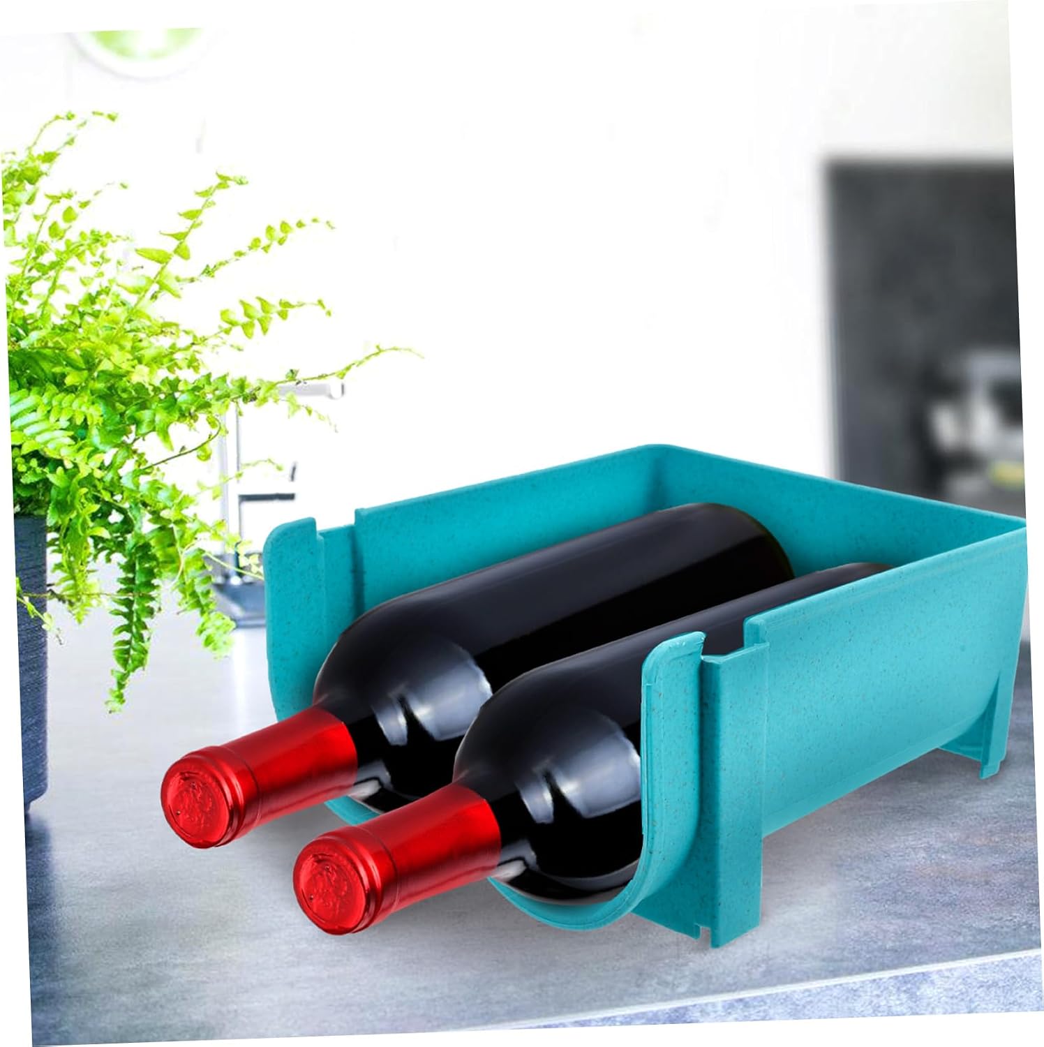 Fridge Beer Bottle Holder Soda Can Storage Box Compact Beer Shelf Sturdy Rack for Kitchen Bar Office