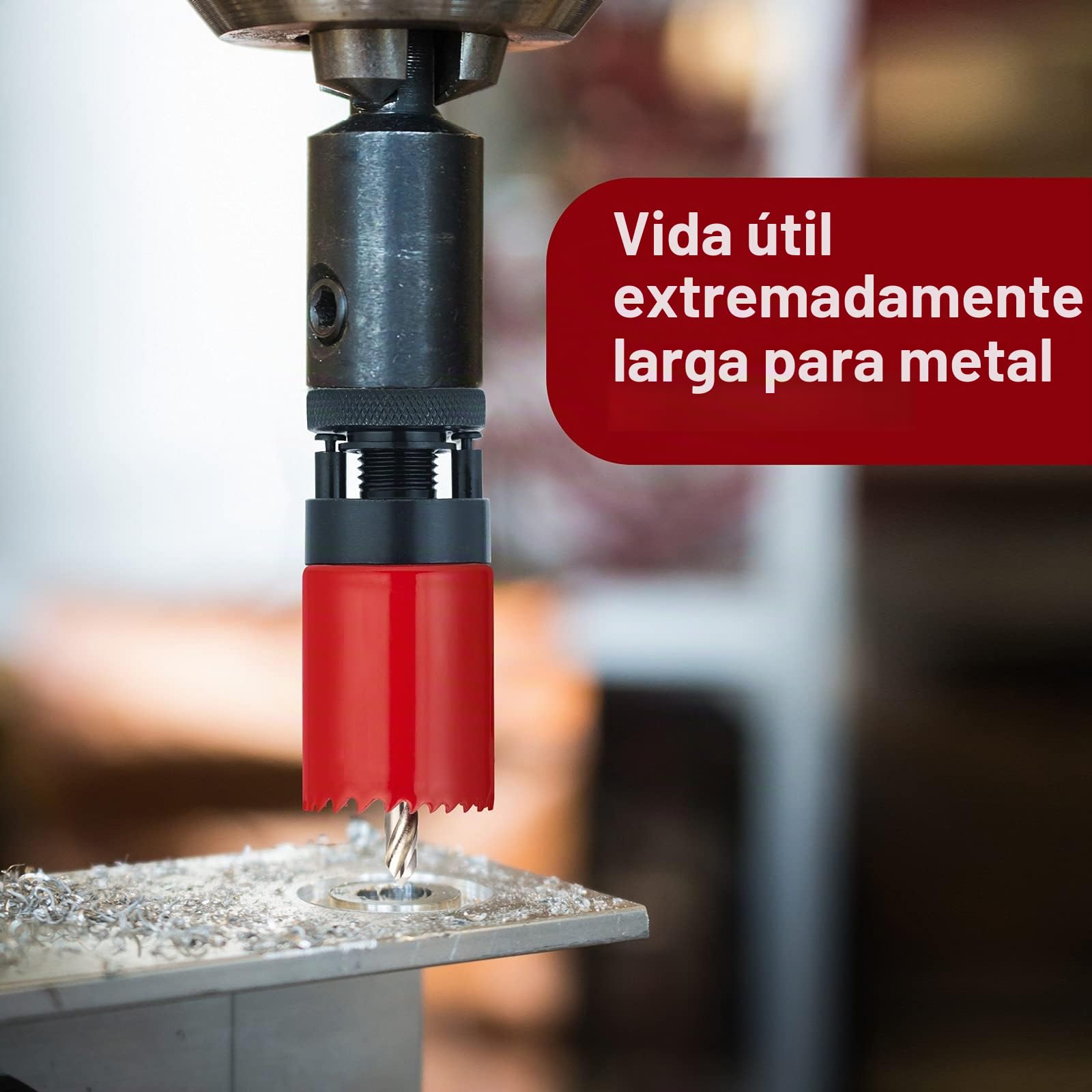 19PCS Juego de Coronas, Meinraum Sierras Perforadoras Bimetal 19-68mm, Conjunto de Broca Perforadora Bimetálica para Taladrar Aluminio, Madera, Tablero de PVC, Plástico y Metal