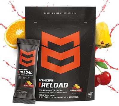 MTN OPS Reload Ready-to-Mix Carb Mix Bundle, Tropical Punch & Green Apple