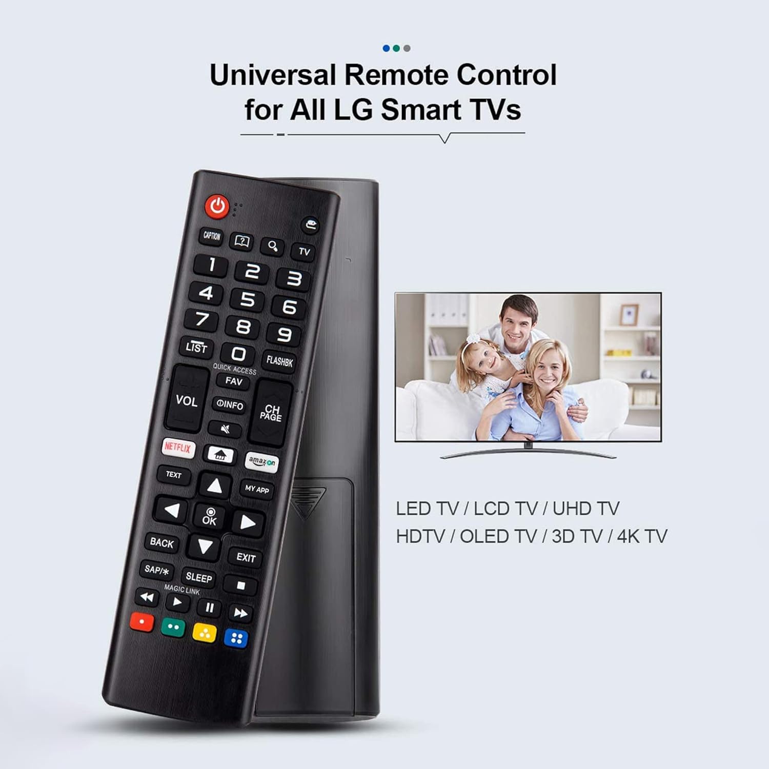 Smart Samsung Remote Controls for Smart Tv with Netflix Prime Video - Image 3