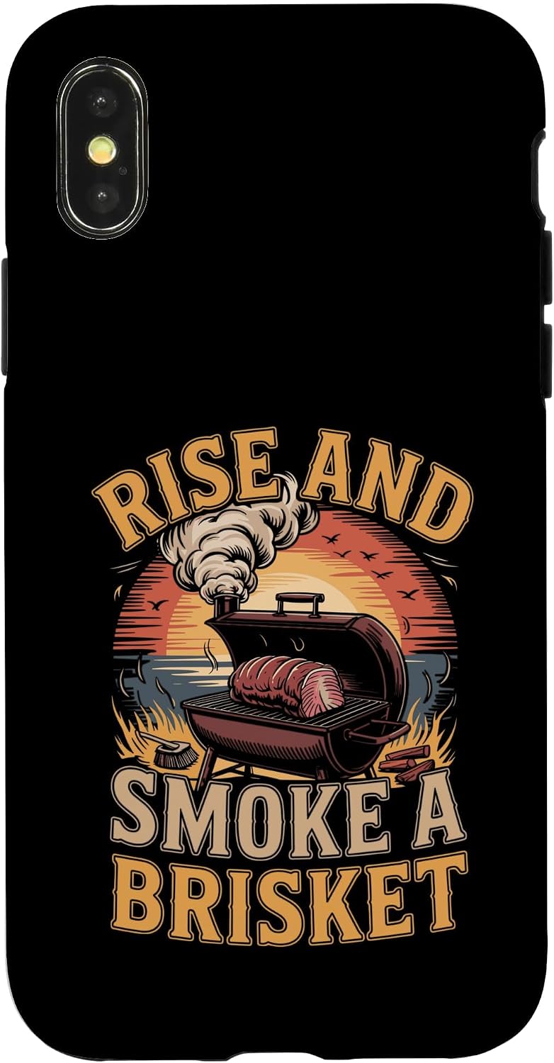 Rise and Smoke A Brisket BBQ Pitmaster Barbecue Smoker Case for iPhone 15 image 5