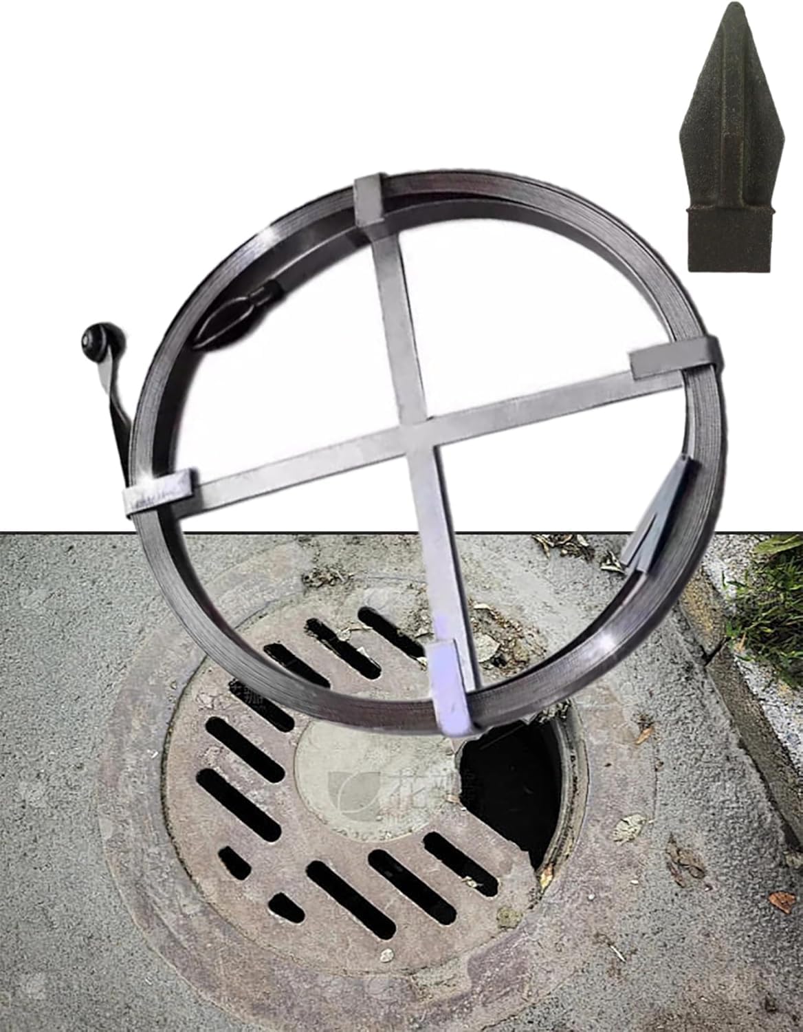 k3Mq9Rw Drain Auger Professional Drain Unblocker, Designed For Cleaning And Unblocking Drains(L 30m W 2.5cm)