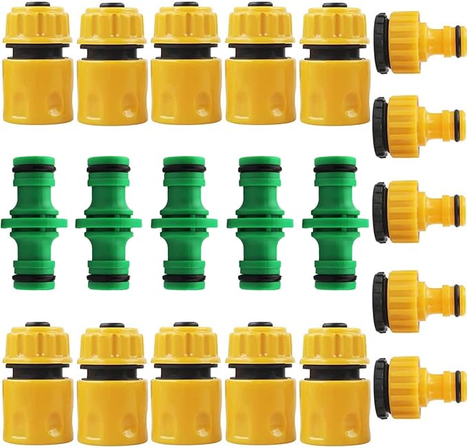 CLLink 20 Piece Hose Connector Set 5x 1/2 Zoll Quick Hose Connectors