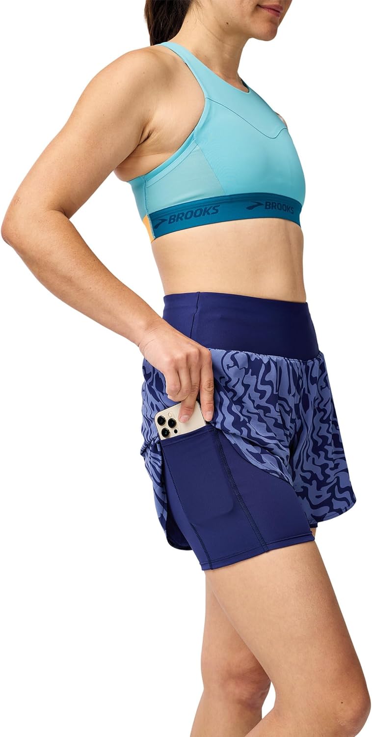 Brooks Women's Chaser 5" 2-in-1 Shorts 2.0