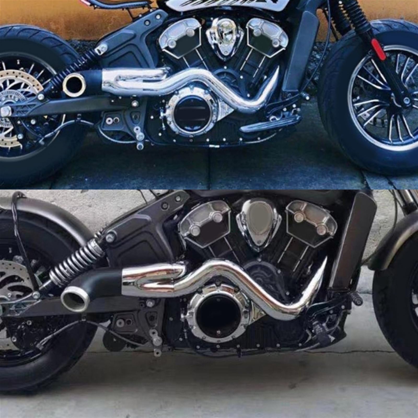 Schwarzer Schalthebel Für Indian Scout 2015–2024 – CNC-Aluminium, 2-Loch-Schlitz, Inkl. Schraubensatz