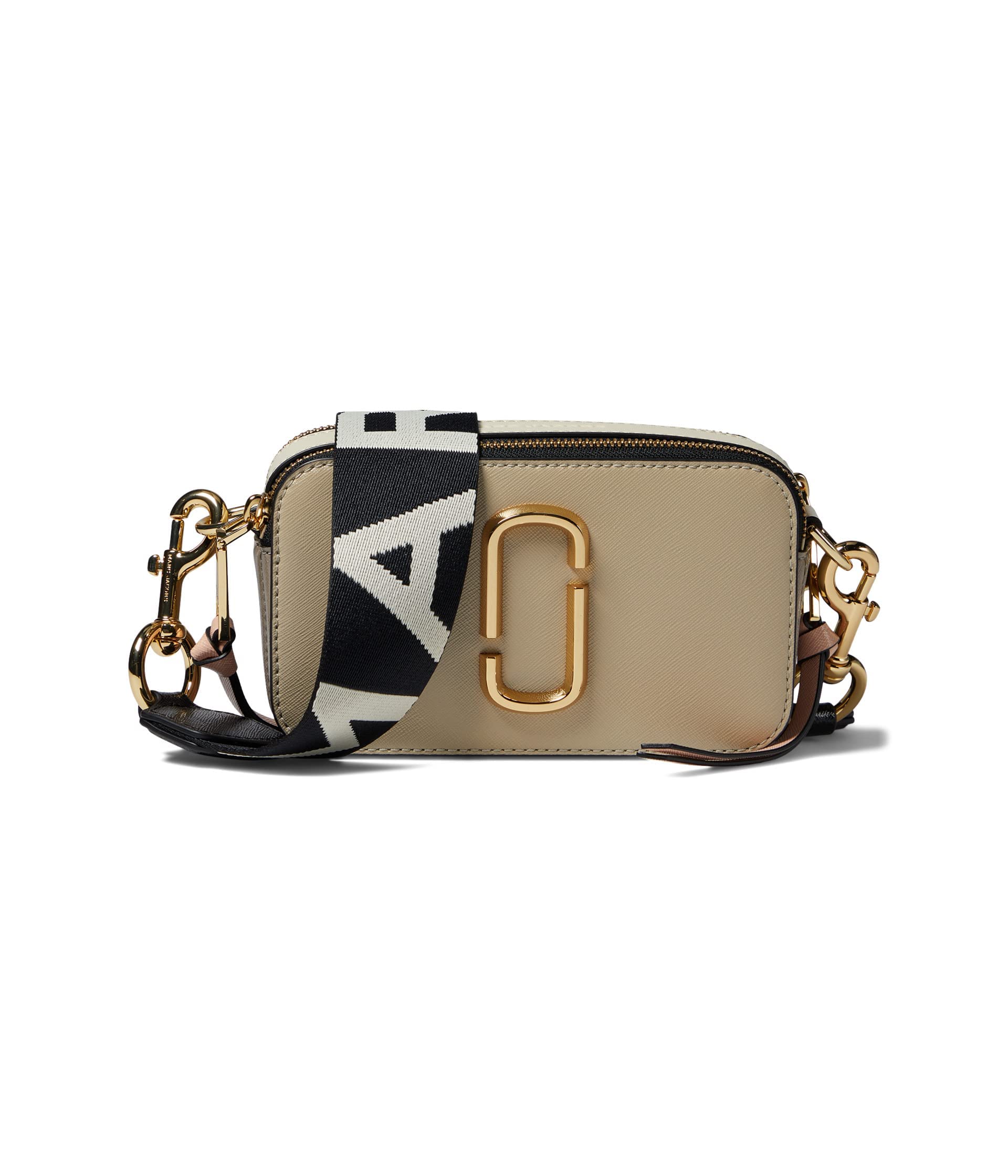 Marc Jacobs Women's Beige Snapshot Leather Bag