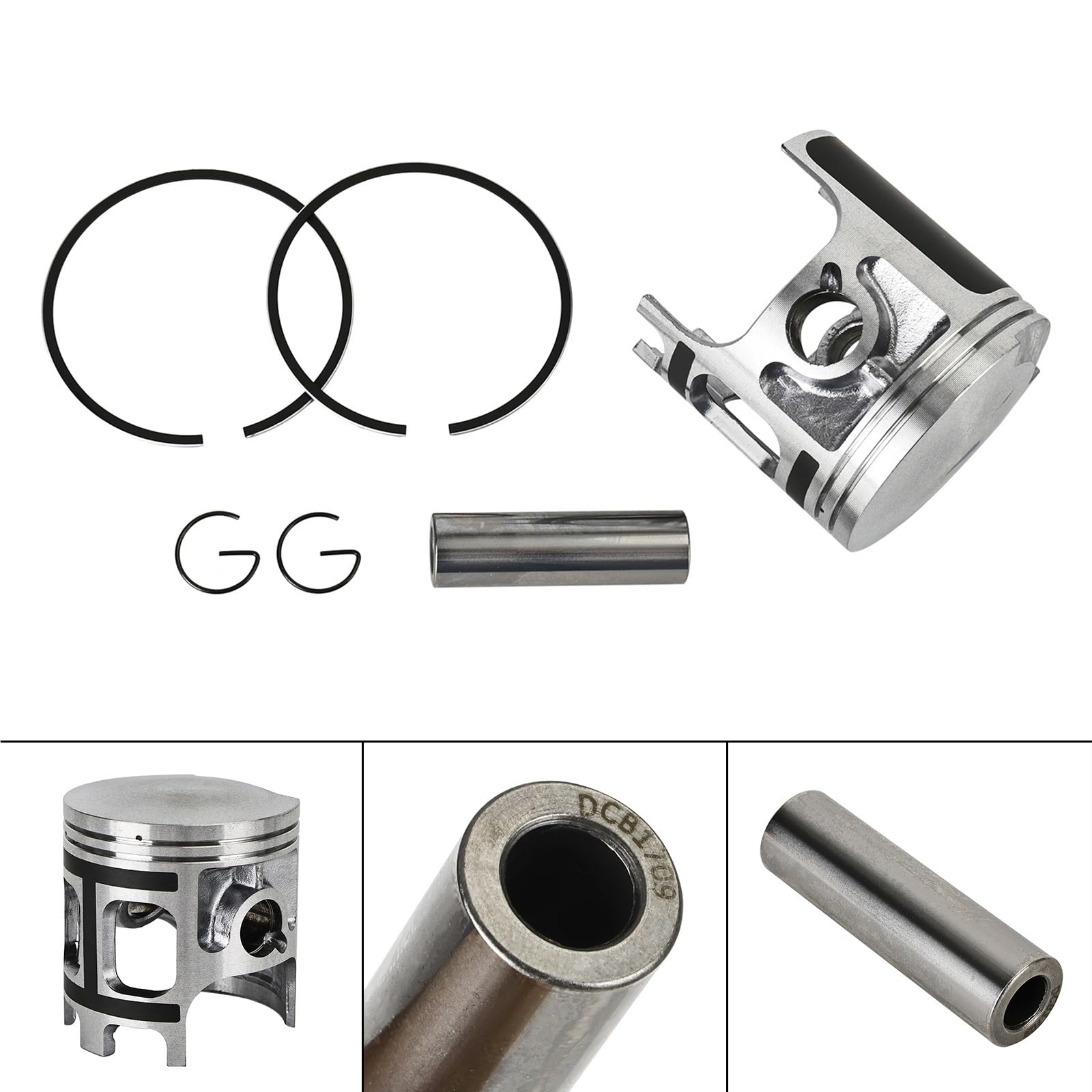 Kit Cilindro Set pistone e Fasce Elastiche PRO-X Engine da 66 mm, Adatto per Yamaha Blaster 200 1988-2006 Kit Cilindro pistone Motore
