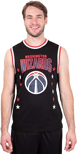 Miniatura 61 de Ultra Game Men's NBA Official Super Soft Jersey Tank Top Muscle T-Shirt Negro 23,Color del equipo,Color del equipo 2,Negro