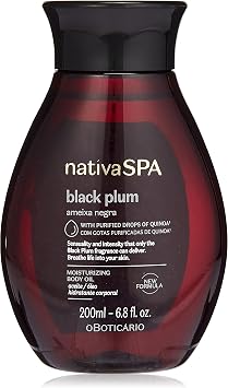 O Boticario Nativa Spa Body Oil, Quinoa, Women's, Body Care, Moisturizing Oil, Oleo, Hidratante Quinoa, 6.8 fl oz 200 ml