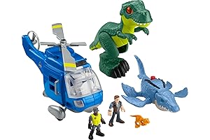 Fisher-Price Imaginext Jurassic World Dominion Giga Dinosaur and Chopper Vehicle