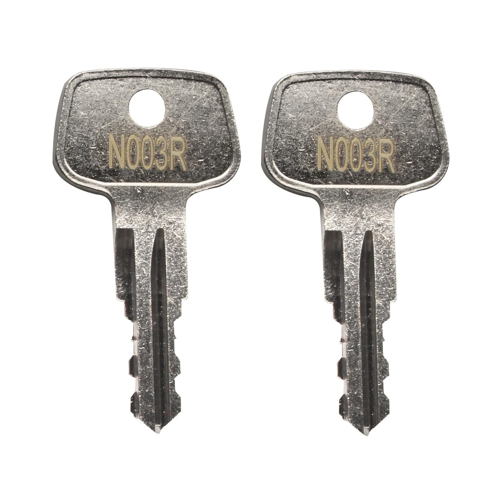 Hugexpen N003R Key for Thule Key Replacement,Fits for Thule Roof Rack Accessories,Car Ski Rack,Crossbars Key Etc(2PCS)