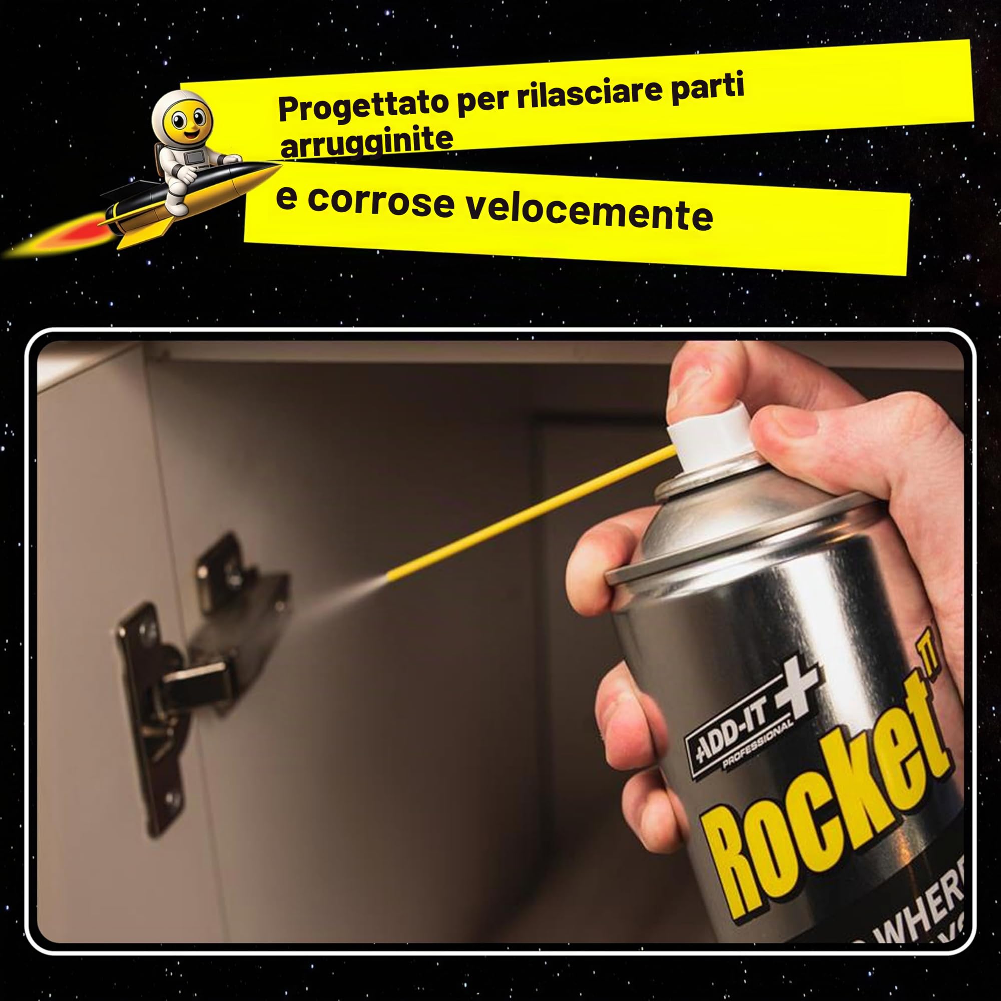 Rocket TT Tappo e cannuccia super lubrificante multiuso 100ml