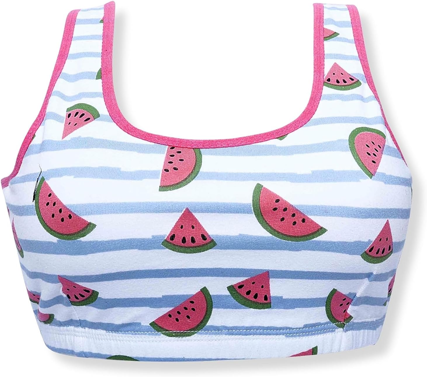 DChica Training Bras for Girls Cotton Sports Bra Pack Soft Breathable Camisole Crop Bralette for Kids & Teens - Image 7