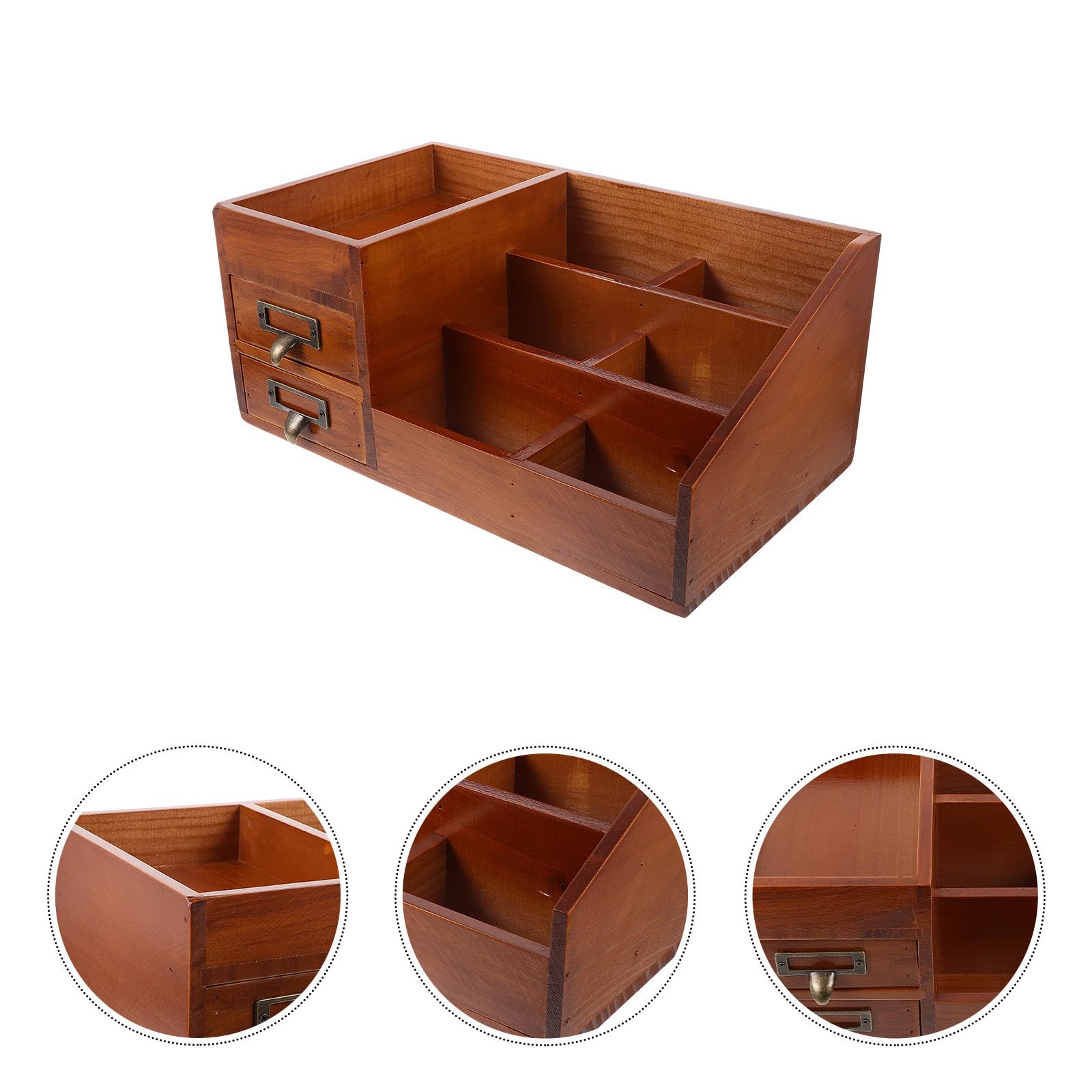 Schreibtisch Organizer mit Schublade Praktischer Kosmetik Organizer für Büroartikel Hält Tisch Sauber und Ordentlich für Zuhause