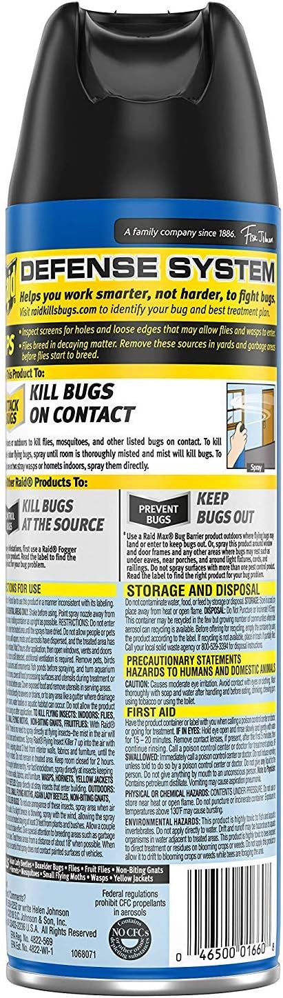 Raid Flying Insect Killer, 15 OZ (Pack of 3)
