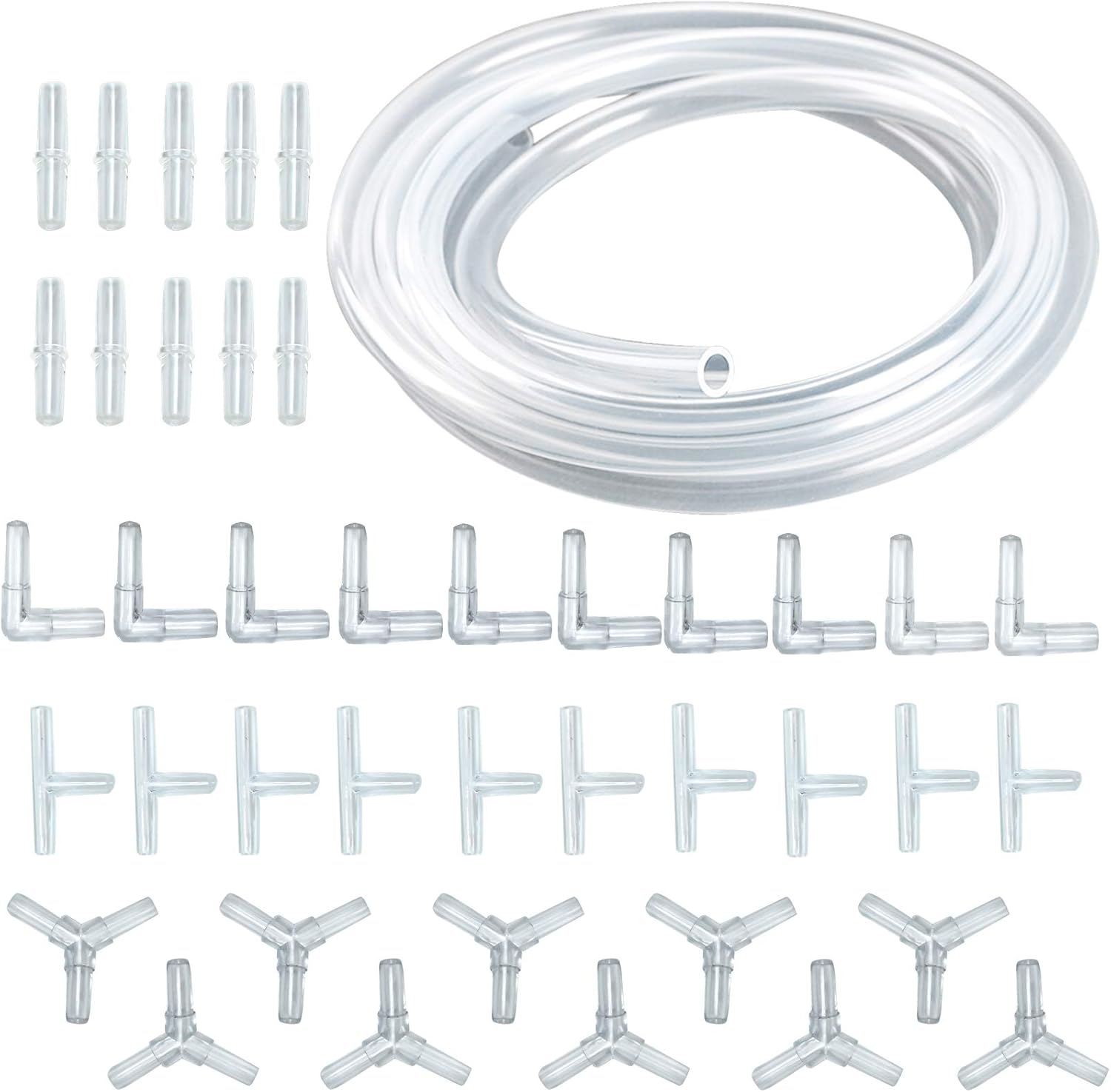 Demason Aquarium Airline Tubing Air Hose, Aquarium Airline Connectors