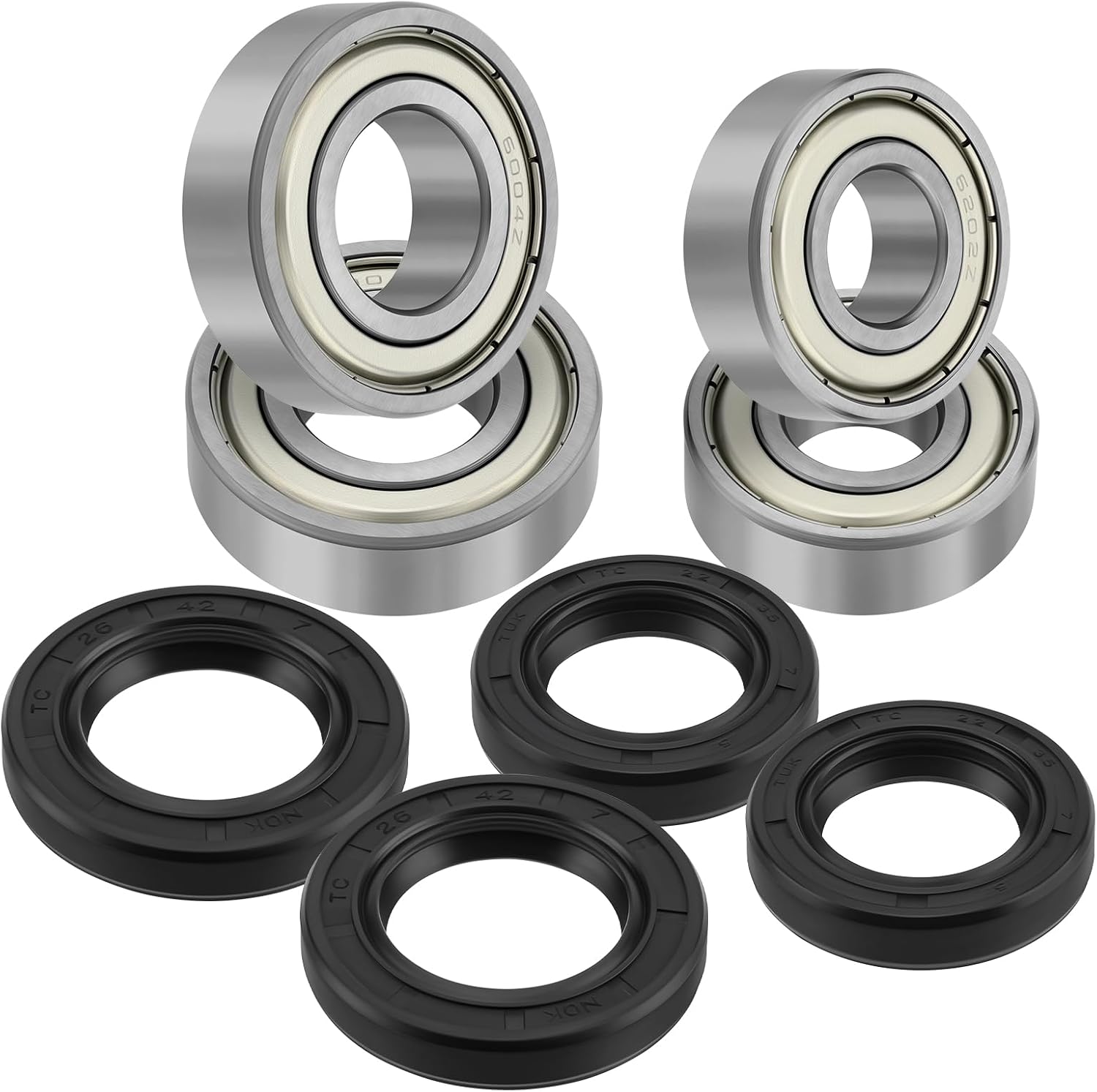 JAVIK Front Wheel Bearings Seals Kit for Yamaha Raptor 700 660 350 250 125 Banshee 350 Warrior 350 YFZ450 Bear Tracker 250 Big Bear 250 Bruin 250 Blaster 200