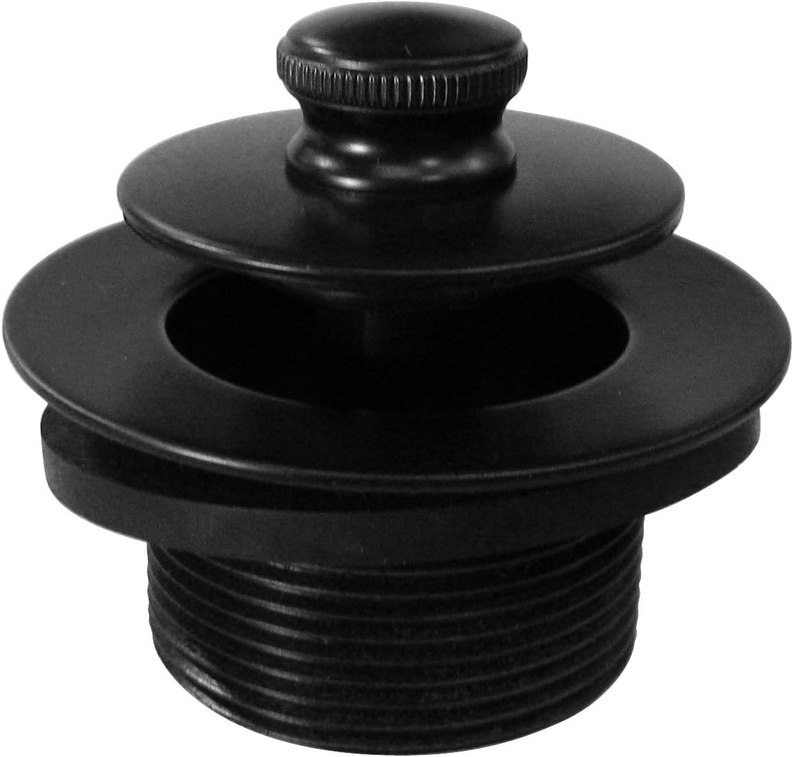 Westbrass D332462 11/2" NPSM Twist & Close Bathtub Drain Plug, Coarse