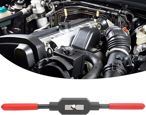 Miniatura 4 de Hilitand Mango de llave de grifo ajustable de acero 45# para grifos 3/16-1/2 (M4-), herramienta de llave de roscado de escariador estándar de EE. UU