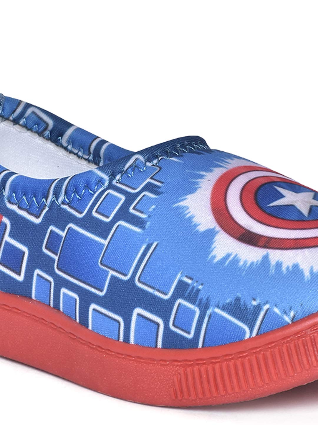 Marvel Avengers by Toothless Kids Boys Blue Lycra Shoe Walking 3 UK (35 EU) (4 US) (MAPBLS2841-BLUE) 3