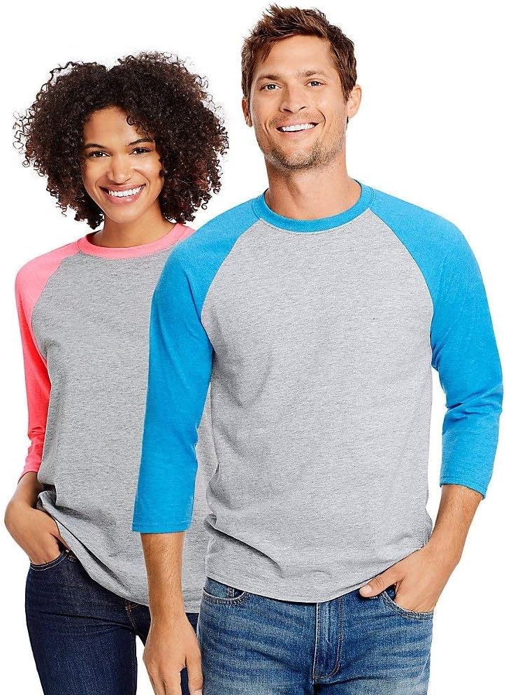 hanesUnisex X-Temp Performance Baseball Tee Shirt