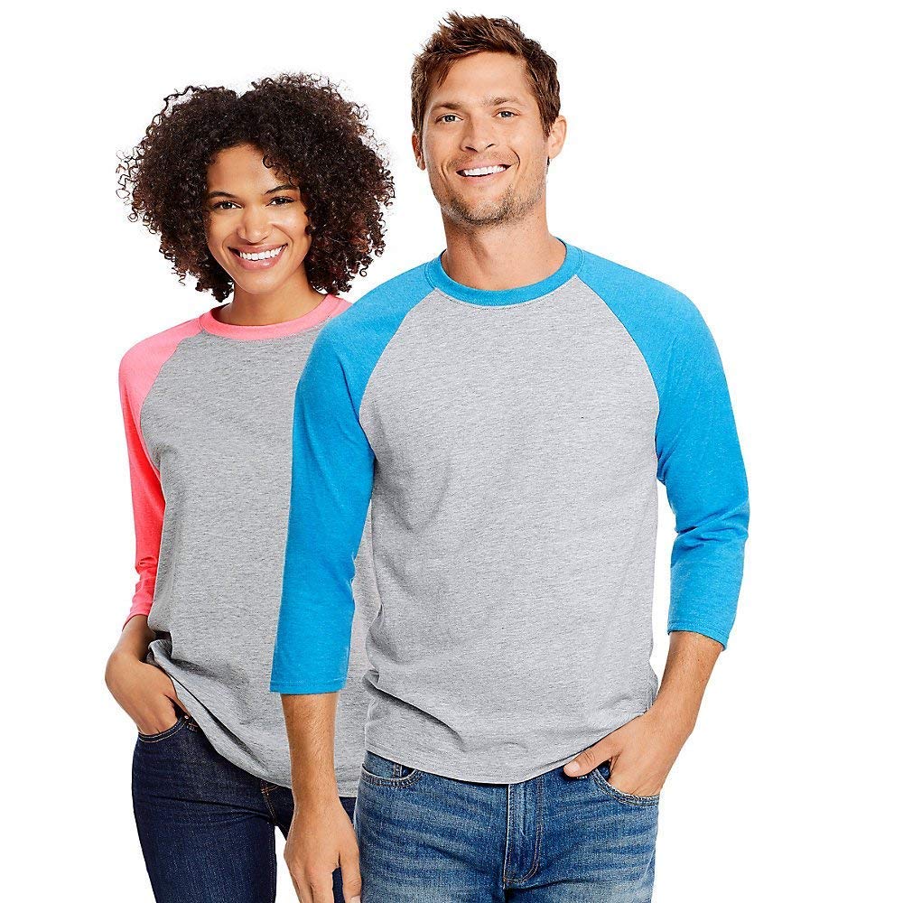 hanesUnisex X-Temp Performance Baseball Tee Shirt