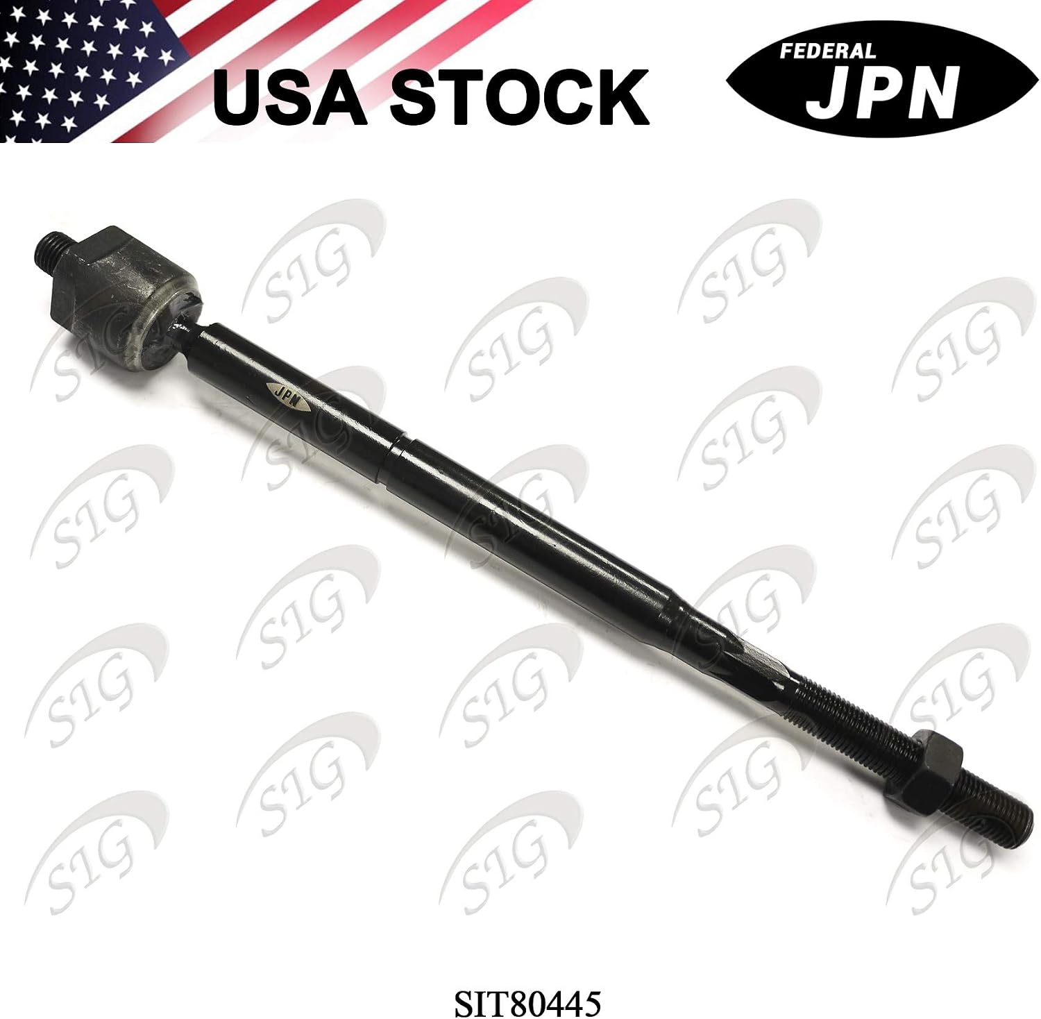 Front Left (Driver Side) or Right (Passenger Side) Inner Tie Rod Compatible with Chevrolet & Pontiac & Saturn Model Cobalt & HHR & G5 & Pursuit & Ion (Replacement# 15788998, EV80445) - SIT80445