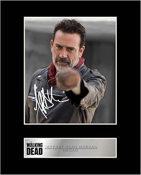 Jeffrey Dean Morgan Signed Mounted Photo Display Negan The Walking Dead