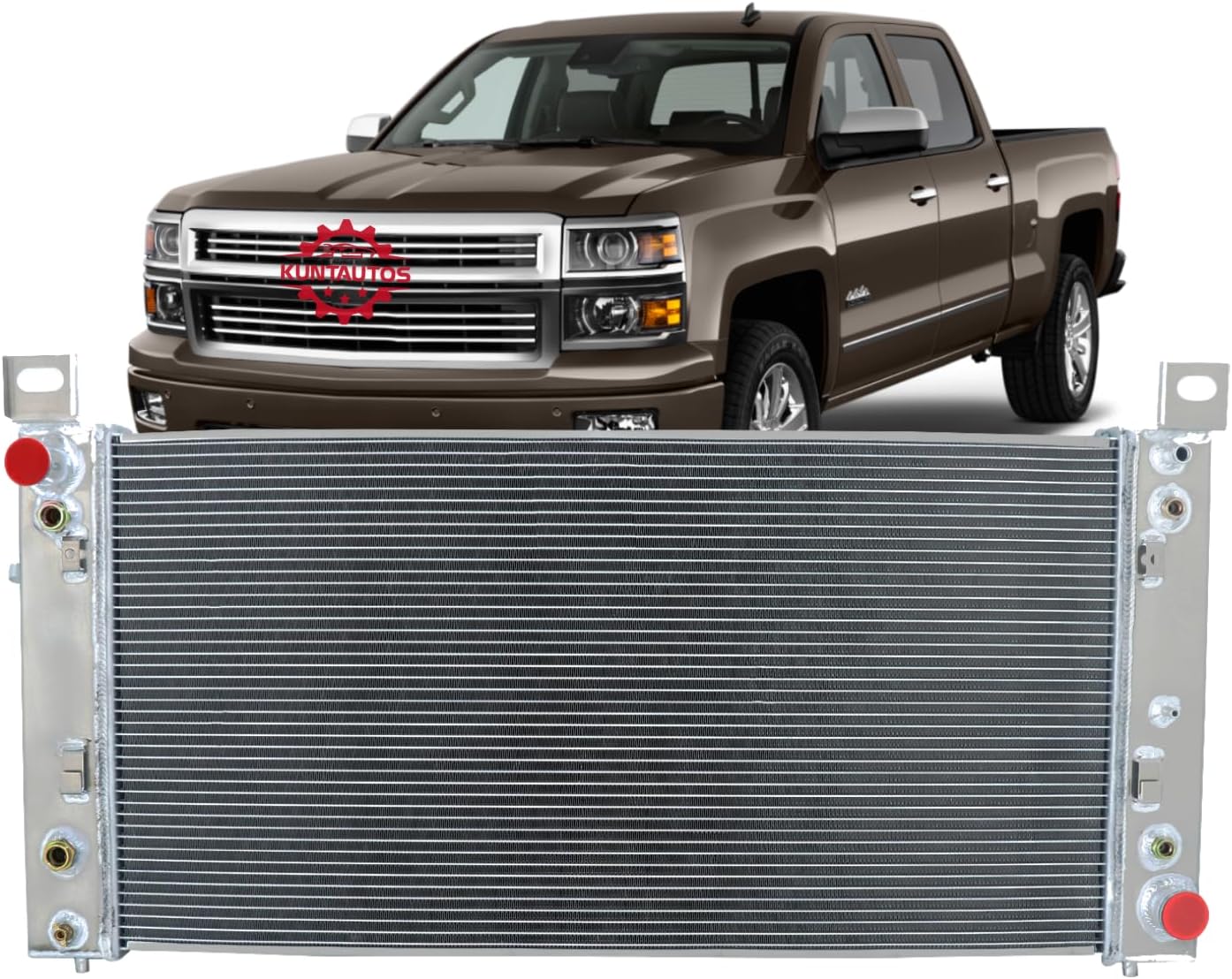 ReadyCool 3 Row Aluminum Radiator for 1999-2013 Chevy Silverado 1500 2500 Suburban & GMC Sierra Yukon XL1500 5.3L 6.0L 6.2L