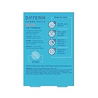 Vista 10 de Parches para el acné Differin, parches para espinillas para piel propensa al acné, formulados con ácido salicílico y centella, parche de triple