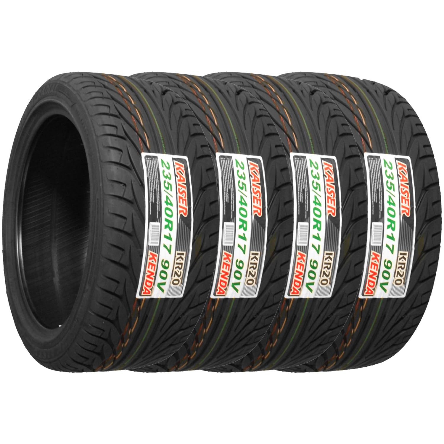 Amazon.co.jp: ケンダ(KENDA) サマータイヤ KAISER KR20 235/40R17 90V