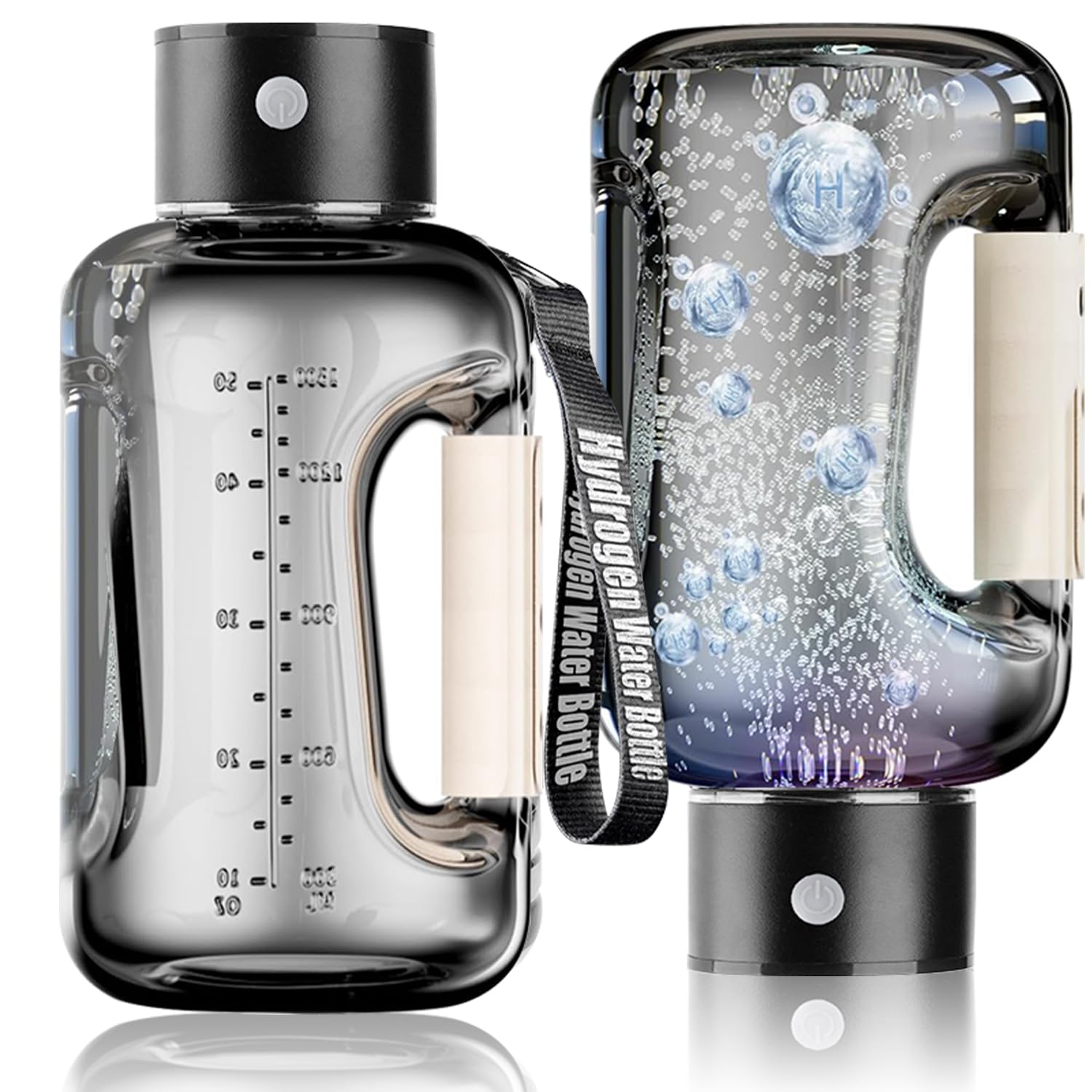 Amazon.com: Hydrogen Water Bottle, 50oz/1.5L Hydrogen Water