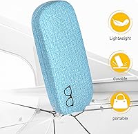 Vista 4 de RayLove Paquete de 3 fundas rígidas para lentes de lectura grandes