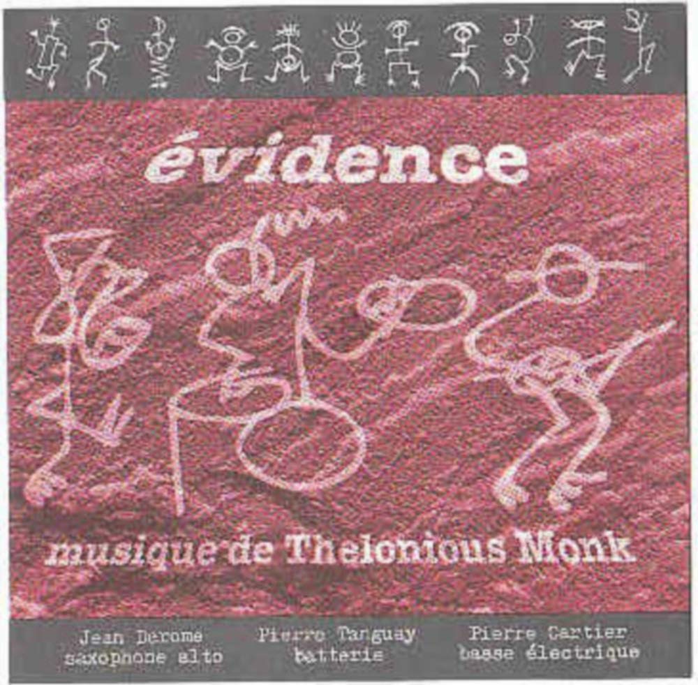 Musique De Thelonious Monk [Audio CD] Derome; Tanguay and Cartier