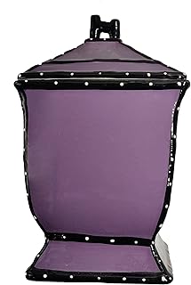 ACK Tuscany Hand Painted Ruffle Cookie Jar, Your Choice of Color (PURPLE)