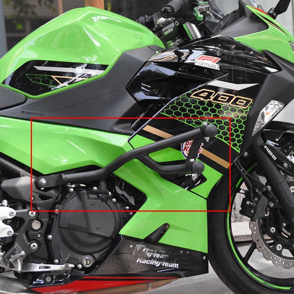 Spring Sports Engine Guard Highway Crash Bars Guard Bumper Falling Protection Highway CrashBars for ninja 400 2017-2024 zx4r ZX-4RR ZX4R ZX4RR 2023-2025. (2023-2025 ZX4R-Carshbars)