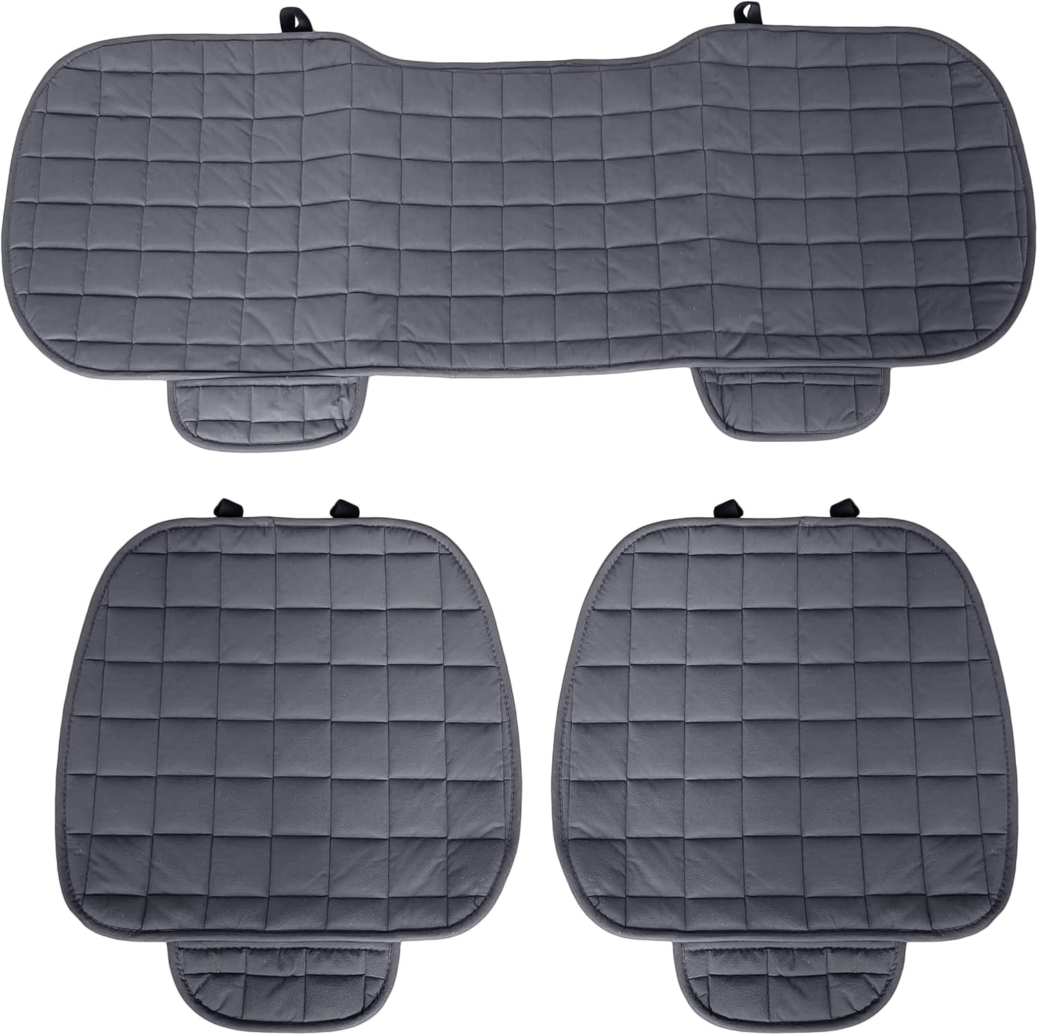 Auto Accessori Lupex Autostoelhoezen compatibel met Panda vanaf 2012, Made in Italy, stof polykatoen, complete set (zwart - koningsblauw, 03 - rugleuning achtersteun 60e40