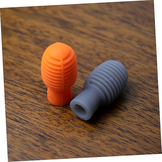 4 piezas puntas silenciadoras de silicón para baquetas miniatura 3