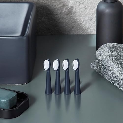 Miniatura 7 de Panasonic ER-6CT02 Cabezal de cepillo de dientes eléctrico húmedo y seco de repuesto con cepillo extrafino (x4), compatible con sistema modular de