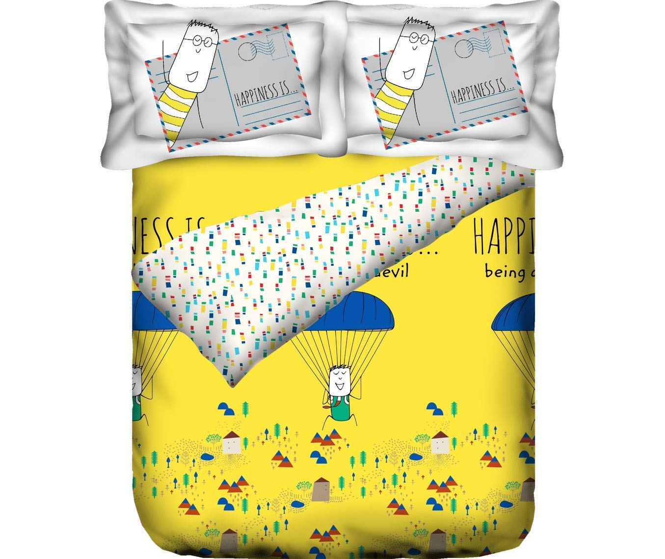 Portico New York Portico York Happiness Is 144 Tc Cotton Double Bedsheet With 2 Pillow Covers, Multicolor (B07Z86V6QP) Amazon Price History, Amazon Price Tracker