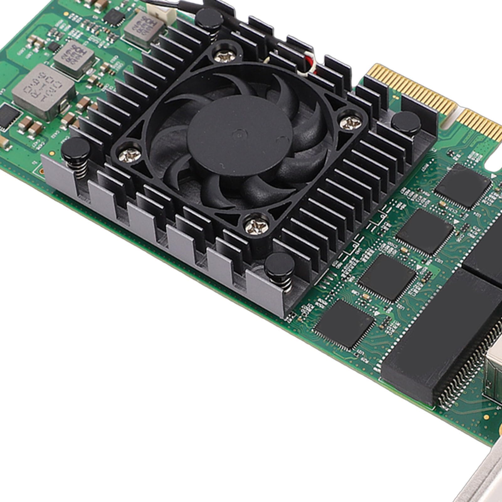 Zunate Scheda di Rete Gigabit Ethernet a 4 Porte Scheda di Rete PCIEX4 Ad Alte Prestazioni per Applicazioni Desktop e Server