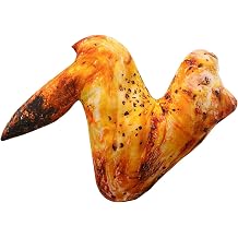 Fried Chicken Plush Simulation Food Pillow Chicken Wing Plush Toy Soft Throw Pillow for Home Car Decorations 24 Inch Stuffed Animal Stuffed