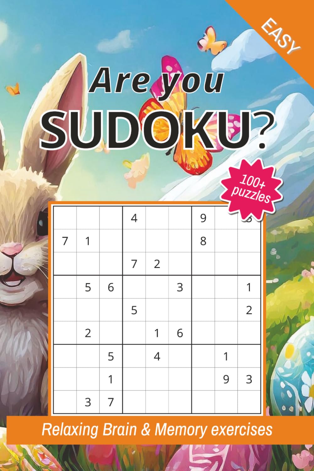 Sudoku Easter Puzzle Book for Adults: 105 Easy Puzzles with Solutions, fun Collection ‘Are you SUDOKU?’ - 1
