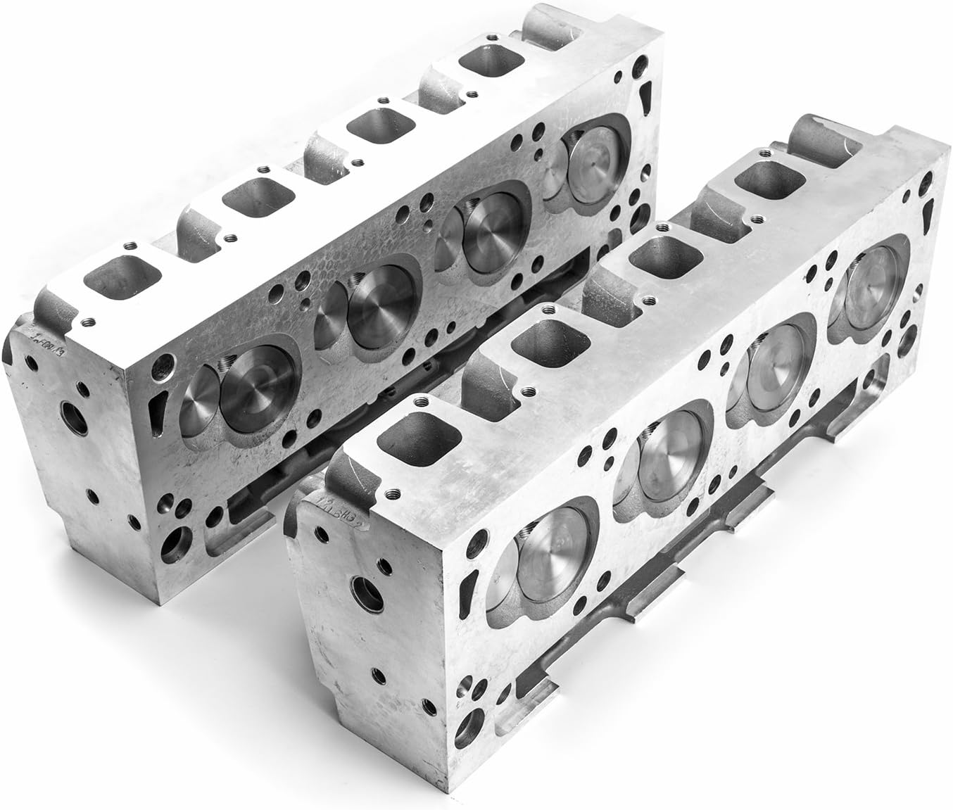 Assembled Aluminum Cylinder Heads for Ford Cleveland 351C (2V/4V) / 351M / 400 220cc/64cc - Hydraulic Roller Compatible, Springs/Valves/Retainers Installed, Bolt-On Ready P - Speedmaster PCE281.2060