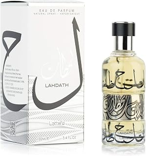 Lahdath 100ml | Eau de Arabian Parfum | Perfume Patchouli | Musk Perfume Spray | Long Lasting Fragrance Perfume | Beautiful Perfume Bottle (for Men and Women) (Unisex)