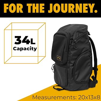 Gold BJJ Jiu Jitsu Backpack - Heavy Duty Gym Bag with Waterproof Gi Pocket