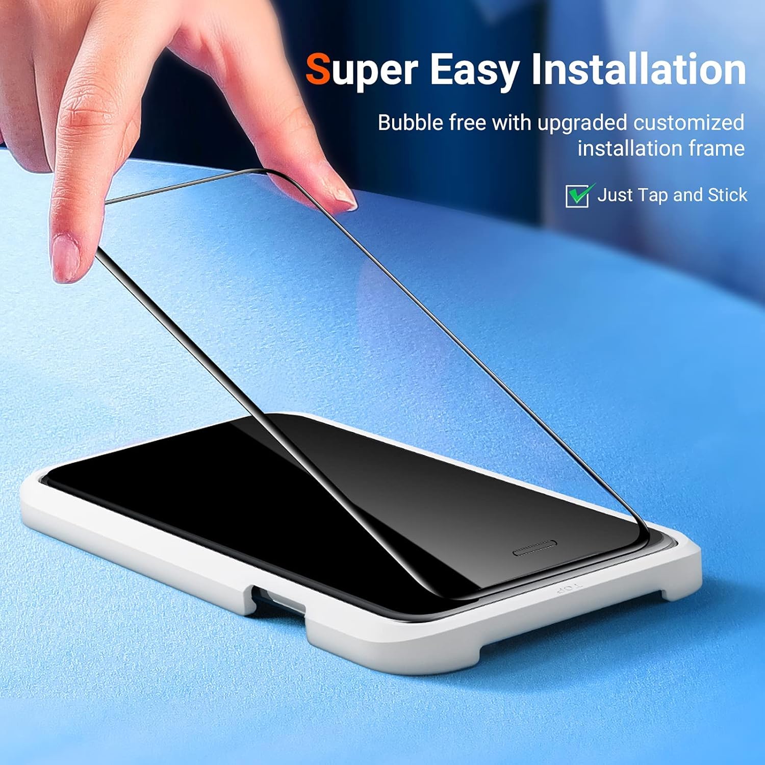 Buу 1 gеt 1 TORRAS Diamonds Hard Screen Protector for iPhone 11/iPhone XR Tempered Glass [Military Grade Shatterproof] [Eye Protection] Easy Installation [6.1 inch] 2 Pack