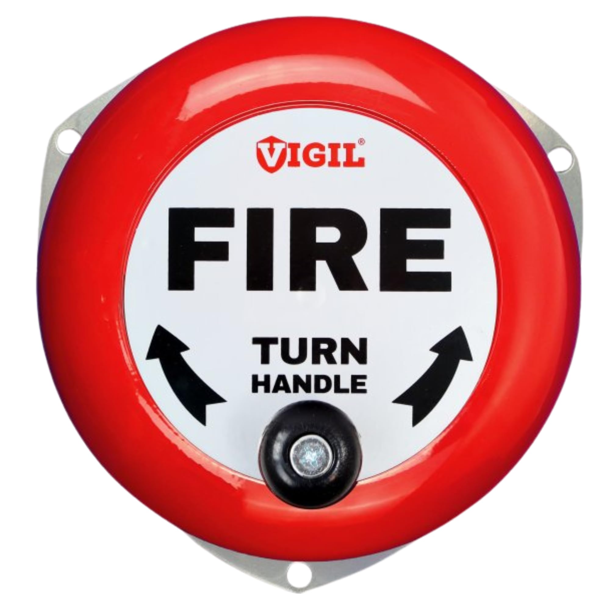 Vigil Manual Rotary Fire Alarm Bell for Indoor & Outdoor Fire Safety Use | Emergency Alarm Fire Bell with Up to 60dB Sound, Effective Up to 35 Metres, Wall Mountable, No Power Source Required-image-10